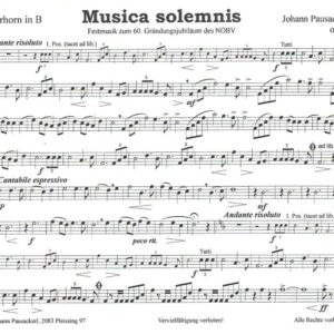 Musica Solemnis, 1. Tenorhorn